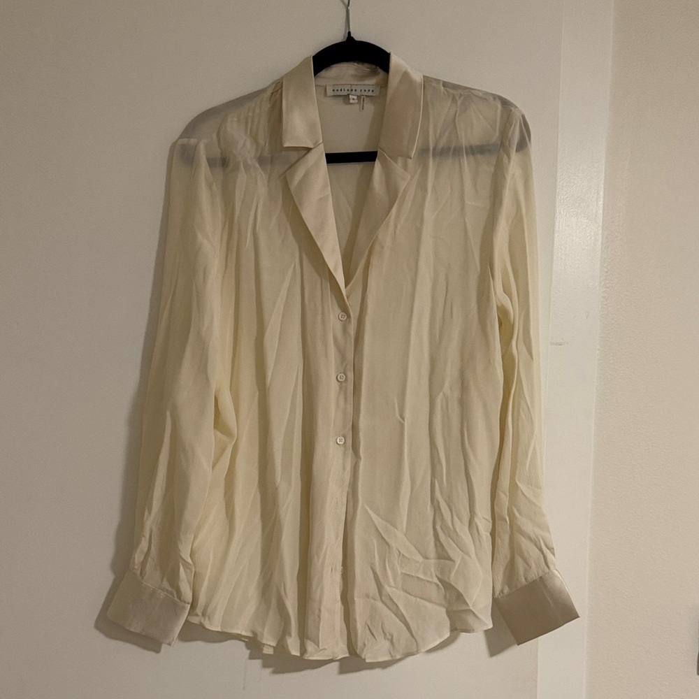 Endless Rose Cream Button Down Shirt